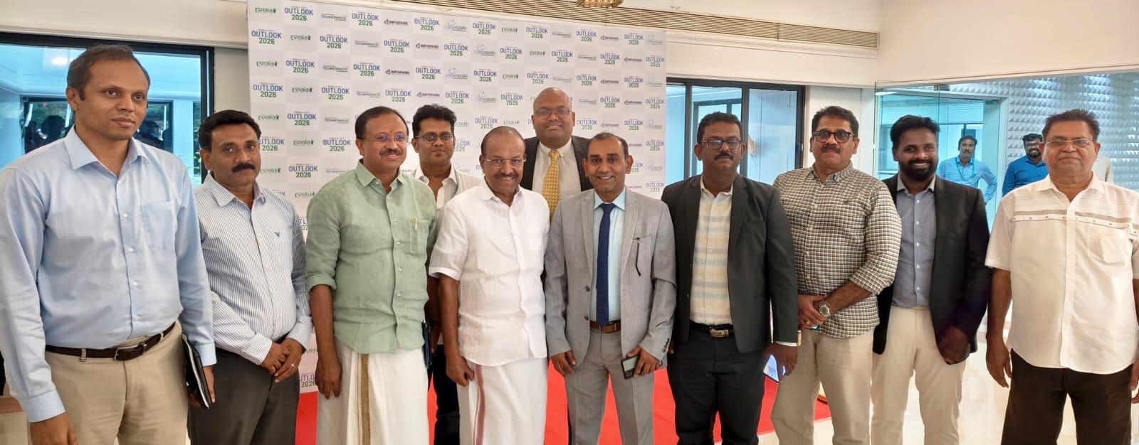 Consortium partners and government representatives after the panel discussion.